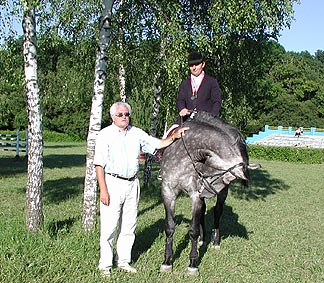 Погребщиков Ю.Б. с спортсменом Ю.Байрамуковым