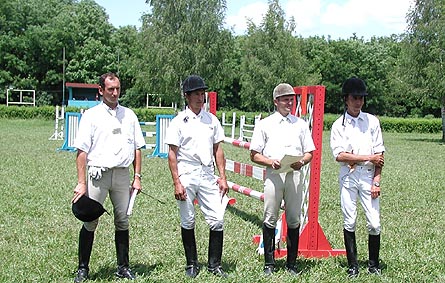 Победители и призеры конкуров для лошадей 4-5 лет